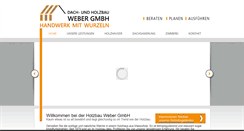 Desktop Screenshot of holzbau-weber-aalen.de