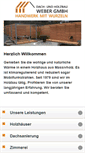 Mobile Screenshot of holzbau-weber-aalen.de